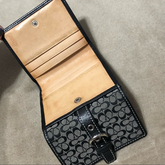 Wallet: COACH Wallet, Black 🛍 Bundle Me! - Picture 4 of 8